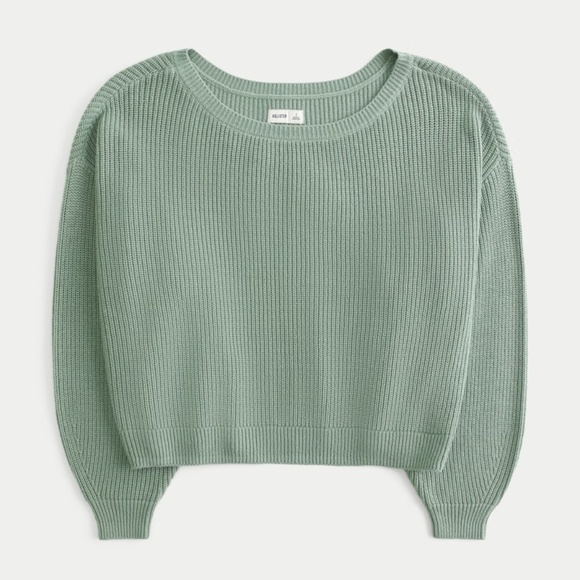 HOLLISTER SLOUCHY OFF-THE-SHOULDER SWEATER - Picture 1 of 4